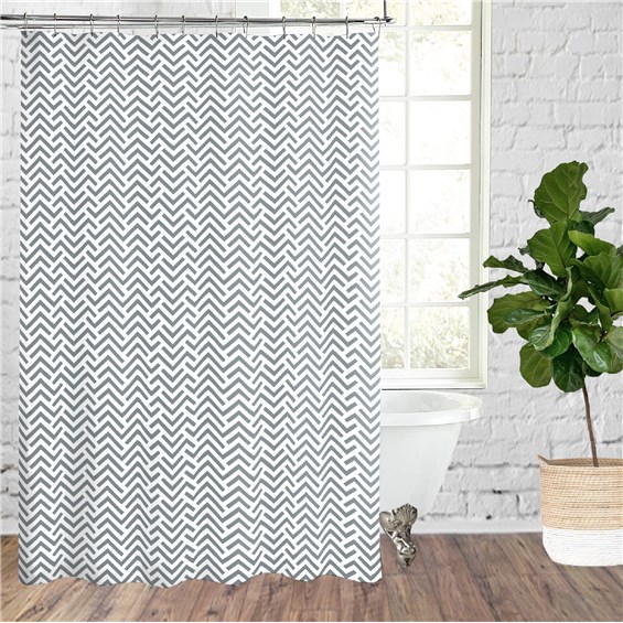 Focal Point Finished Shower Curtain